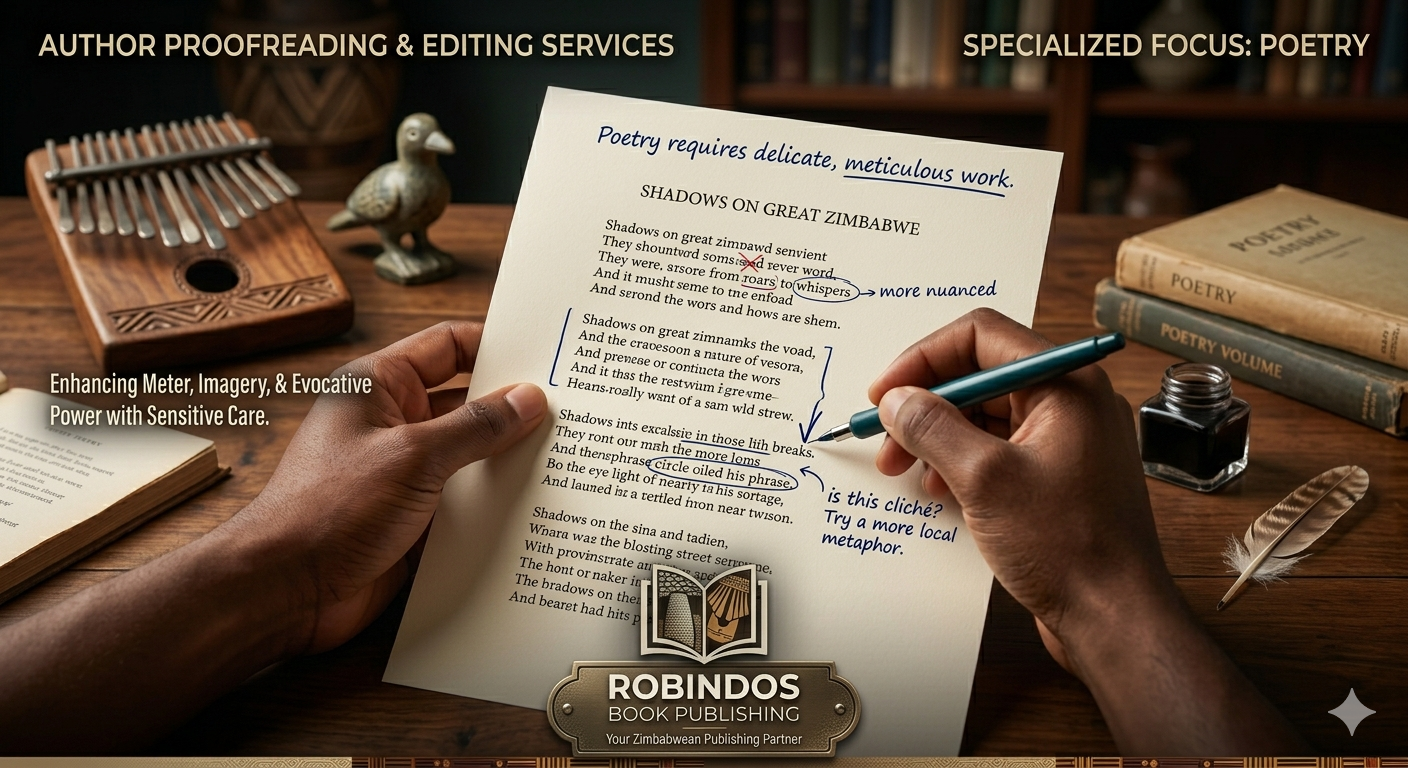 Proofreading and editing support for authors